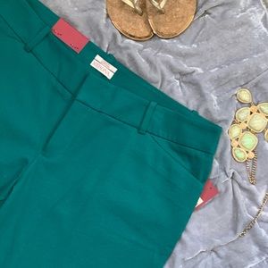 Merona Womens Straight Leg Slim Ankle Pants